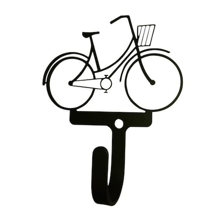 Village Wrought Iron Village Wrought Iron WH-301-S Bicycle Womans & Girls Wall Hook; Small WH-301-S